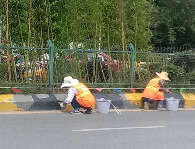 高温下的“护绿小蜜蜂” 城市绿化管理应给予更多人文关怀